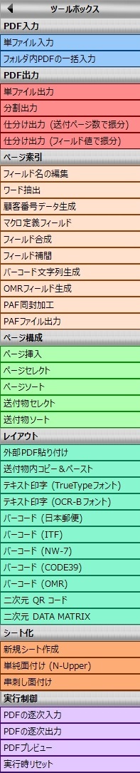 PDFport-4のツール概要